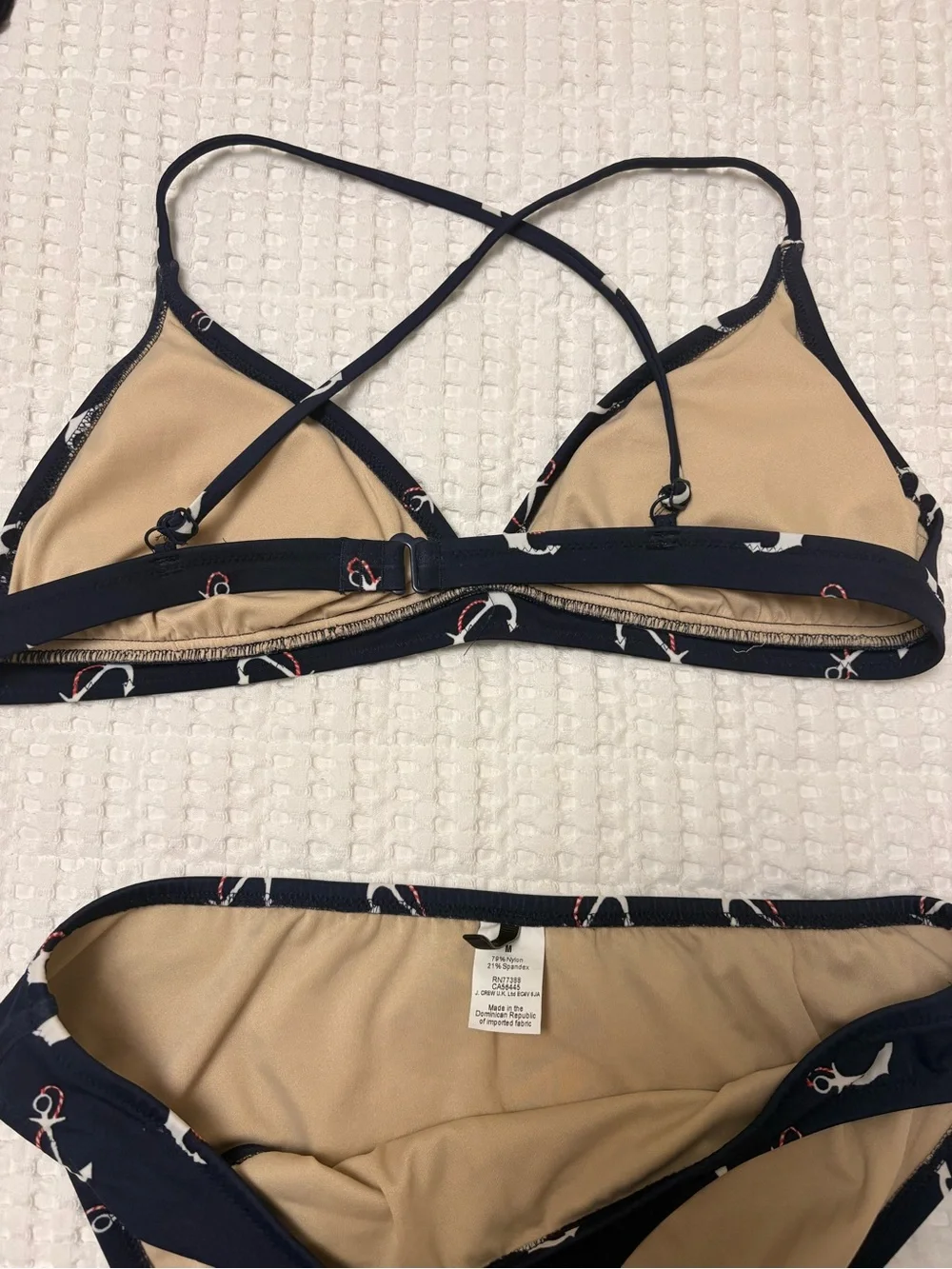 NEVER WORN Jcrew Anchor Bikini
